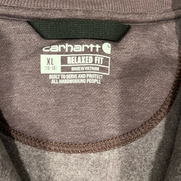 Woman’s Carhartt 1/4 zip sweater - Picture 3 of 3